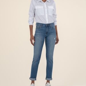 Kut from the Kloth Catherine Mid Rise Boyfriend, Petite Size 6P6P / Voice W/Medi